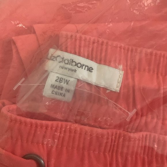 NWT LIZ CLAIBORNE NY JACKIE PULL ON CROP PANTS 28W - Picture 11 of 14